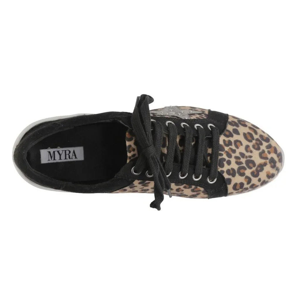 NWT Myra Leather Star Sneakers - Picture 6 of 8